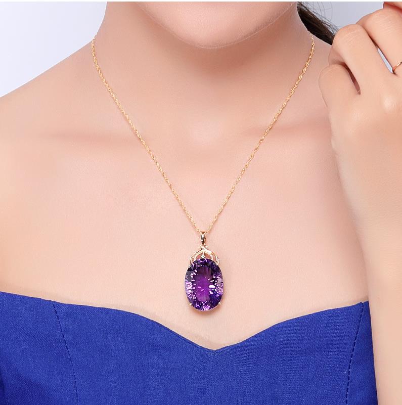Amethyst, Schmuck Halskette